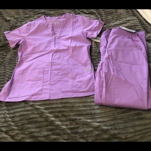 Scrubs too and bottoms. Brand new